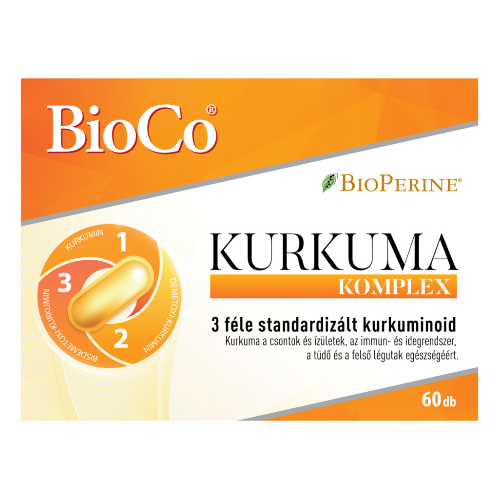 BIOCO KURKUMA KOMPLEX kapszula 60 db PATIKA24 Gyógyszertár